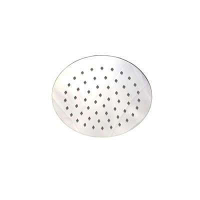 Bathroom 2 Dial 2 Way Round Concealed Thermostatic Valve - Shower Slim Head & Handset - 5