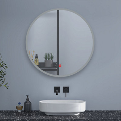 Bathroom mirror online lights b&q