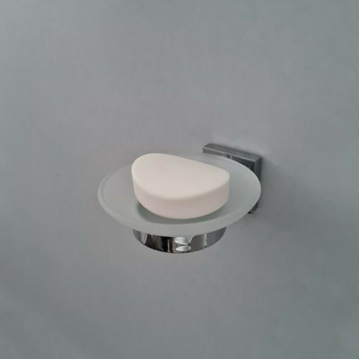 Bathroom Accessories Set Polished Chrome Finish Square Modern Concealed Fittings