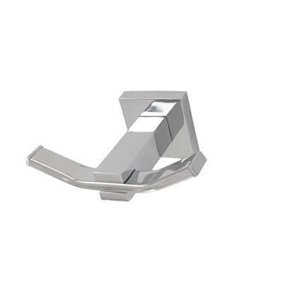 Bathroom Accessories Set Polished Chrome Finish Square Modern Concealed Fittings - 6