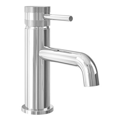 Bathroom Basin Mono Mixer Tap Pillar Mounted Solid Brass - Chrome