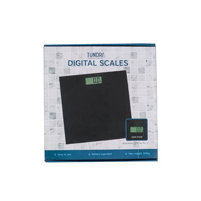 Bathroom Body Weight Scales LCD Black - 4