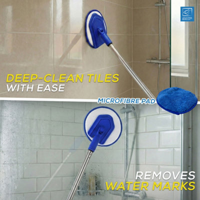 Bathroom Cleaning Set Long Handled Tile Cleaning Kit