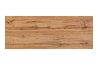 Bathroom Countertop Oak Effect 120cm Worktop Laminate Finish 1200mm Finished Edges Adel