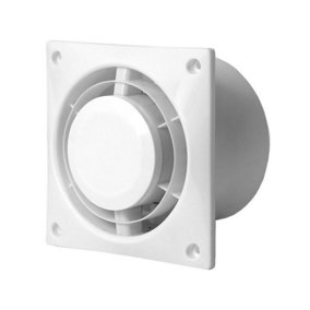 Bathroom Extractor Fan 100mm Ceiling or Wall Mounted