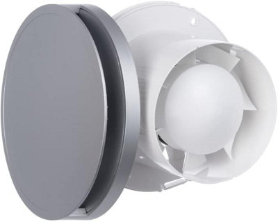 Bathroom Extractor Fan 100mm with Timer Round 4