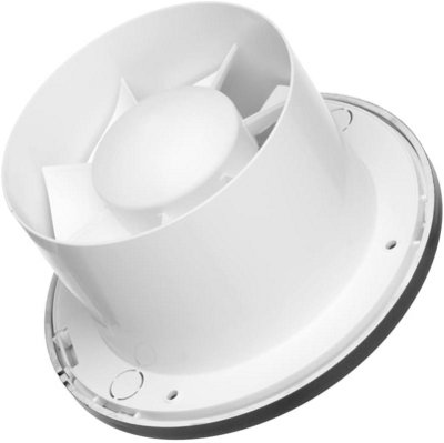 Bathroom Extractor Fan 125mm with Round Front 5 inch Extractor fan ...