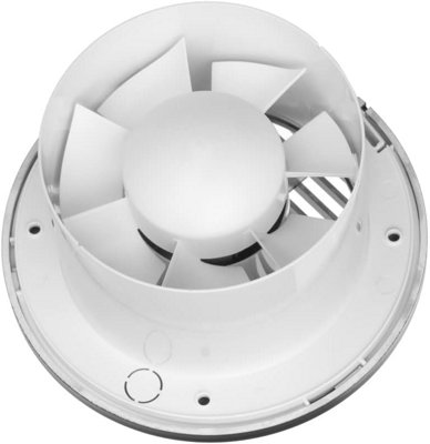 Bathroom Extractor Fan 125mm with Round Front 5 inch Extractor fan ...