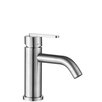 BATHROOM FAUCET REA ONTARIO LOW BRUSH NICKEL, BRASS