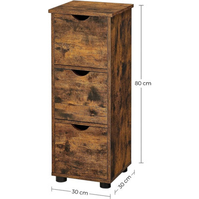 Rustic shop floor cabinet