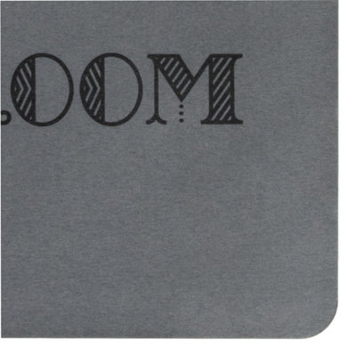 Bathroom Grey Stone Non Slip Bath Mat - 4