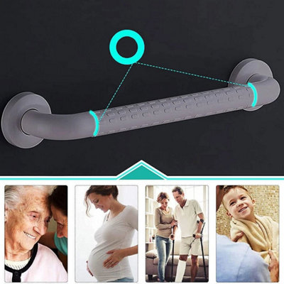 Bathroom Grip Shower Tub Grab Bar Safety Handle Handrail Rail Disabled 50cm