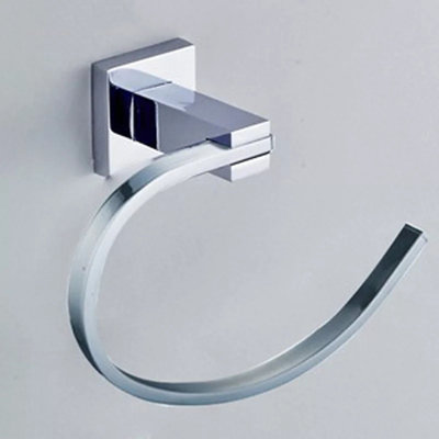 Bathroom Hand Towel Holder Chrome Finish Wall Mounted Accessory Chrome  Finish | DIY at Bu0026Q