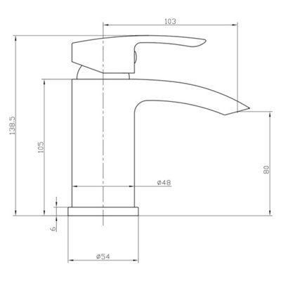 Bathroom Luxury Matt Black Bath Filler And Basin Tap Pack - 4