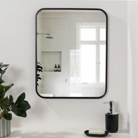 Bathroom Mirror Metal Framed Vanity Wall Mounted Home Décor