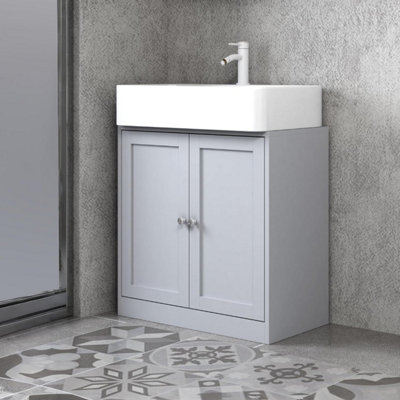 Bathroom Modern Under Sink Vanity Unit Toilet Roll Toiletries ...