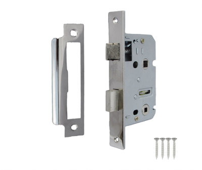 Bathroom Mortice Lock Chrome Sashlock 3