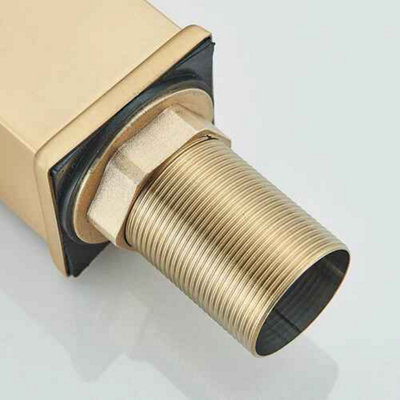 Bathroom sink tap single lever mono basin mixer brushed gold vanity tap modern design