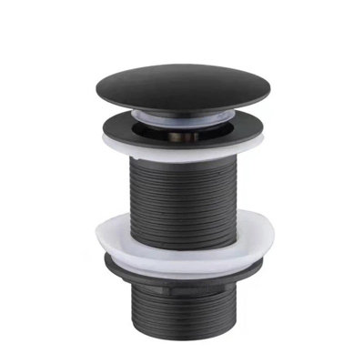 Bathroom Slotted Click Clack Basin Wastes Black Plumbing Price Comparisons | Compare The Build