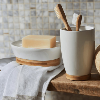 Shop soap dishes and dispensers.