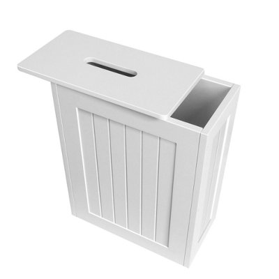 Bathroom Storage Cabinet Toilet Roll Paper Cabinet Bathroom Floor Cabinets Practical Storage Solution, Wooden Toilet Cleaning Tidy