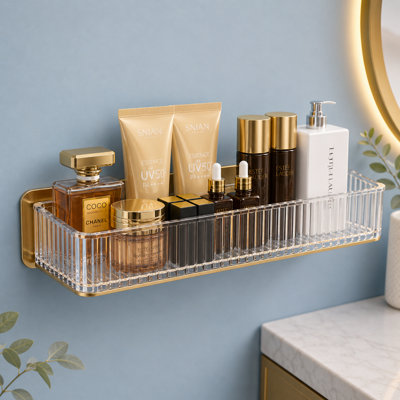 Bathroom Storage Rack, Punch Free, Toilet Organiser Rack, 30.5cm