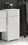 Bathroom Storage Unit Drawer Cabinet White Gloss Slim Narrow 40cm Floor Spice
