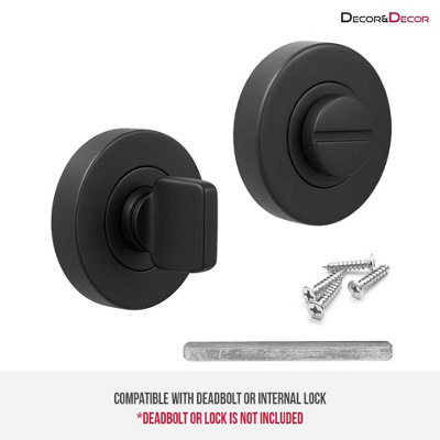 Bathroom Thumb Turn Release Door Lock WC Privacy Door Lock Set