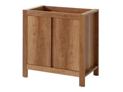 Wooden freestanding deals vanity unit