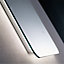 Bathroom Wall Mirror 500 x 700mm - Curved Wall Mirror - Back Light LED Light (3 Tone) - Anti Fog Demister - Magnifying Mirror