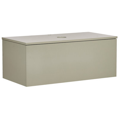 Bathroom Wall Mounted Cabinet 100 x 52 cm Green ALZIRA