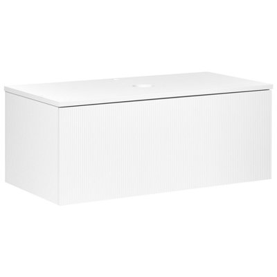 Bathroom Wall Mounted Cabinet 100 x 52 cm White ALZIRA