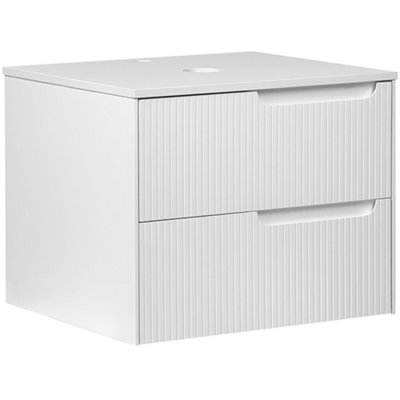 Bathroom Wall Mounted Cabinet 60 x 52 cm White QUINTELA