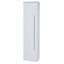 Bathroom Wall Mounted Tall Boy Unit 1400mm High x 355mm Wide - White  - Brassware Not Included