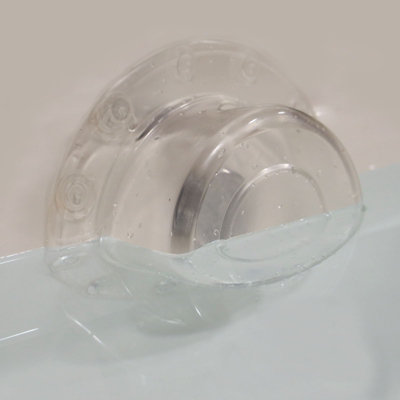 Bathtub Overflow Drain Cover - Clear