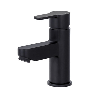 BATHWEST Basin Mixer Tap Matte Black Bathroom Sink Taps Single Lever ...