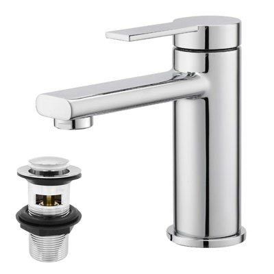 BATHWEST Basin Mixer Taps,Modern Monobloc Chrome Brass Bathroom Taps for Basin with UK Standard Fitting - Ole Price Comparisons | Compare The Build