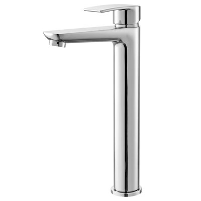 BATHWEST Tall Bathroom Basin Mixer Taps, High Rise Faucet for Countertop Basin, Tall Monobloc Lever Sink Taps