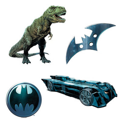 Batman Batcave Stickers (Pack of 50) Multicoloured (One Size)