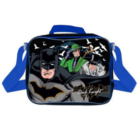 Batman Childrens/Kids Hero & Villains Lunchbox Set (3 Pieces) Blue/Black (One Size)