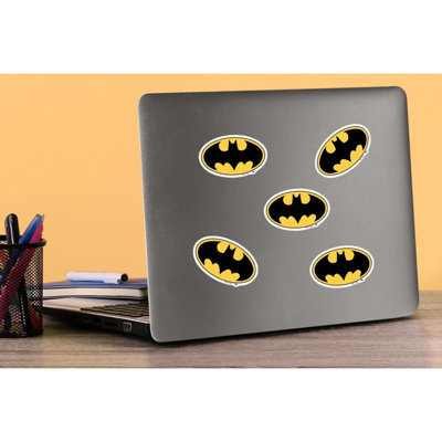 Batman Deluxe Logo Stickers (Pack of 50) Multicoloured (One Size)