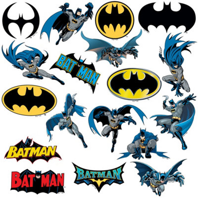 Batman Deluxe Poses Stickers (Pack of 50) Multicoloured (One Size)