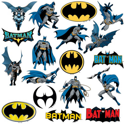 Batman Deluxe Poses Stickers (Pack of 50) Multicoloured (One Size)