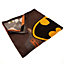Batman Logo Cotton Beach Towel Black (140cm x 70cm)