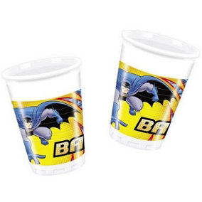 Batman Paper Party Cup (Pack of 8) Multicoloured (One Size)