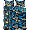 Batman Rotary Duvet Set Blue/Black (Double)