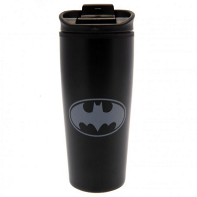 Batman Travel Mug Black (One Size) | DIY at B&Q