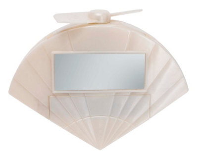 Battery Operated Portable & Compact Mini Personal Cooling Fan with Handy Mirror - Measures 7.6 x 5 x 2cm Price Comparisons | Compare The Build
