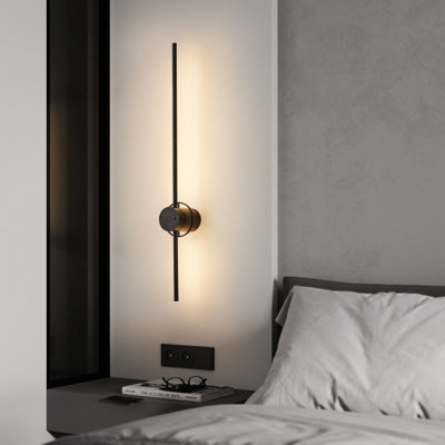 Battery Operated Wall Light, USB Rechargeable Wall Lamp with Remote & Touch Control - 2 Pack