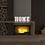 Battery Powered 3D Letter N LED Light - Freestanding or Wall Mounted Alphabet Lighting Home or Party Decoration - H22 x W14 x D3cm